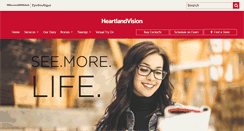 Desktop Screenshot of heartlandvision.com